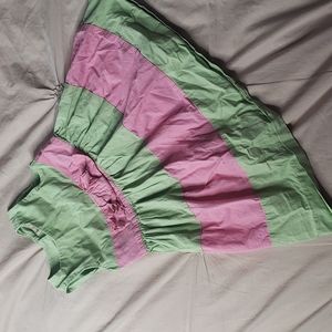 2T copper key 100% cotton dress